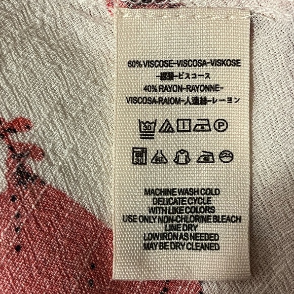 Free People French Quarter Wrap Floral Mini Dress, size Large - Picture 8 of 10